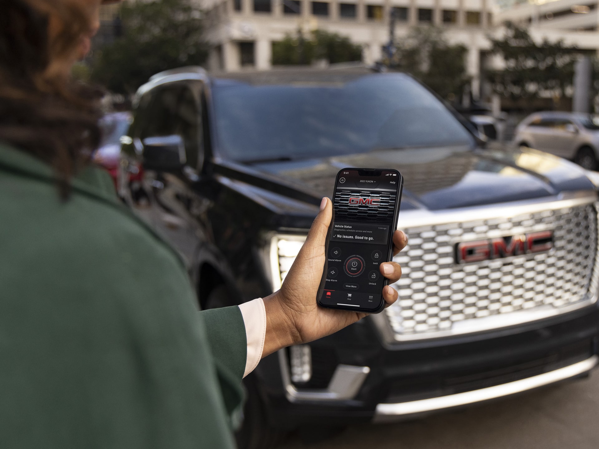 Connected Services, GMC, mobile App, Yukon denali