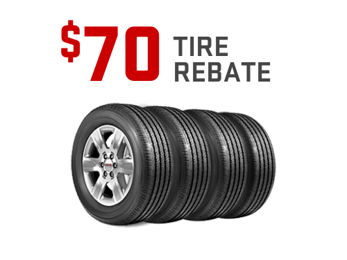 GMC Certified Service $70 Tire Rebate