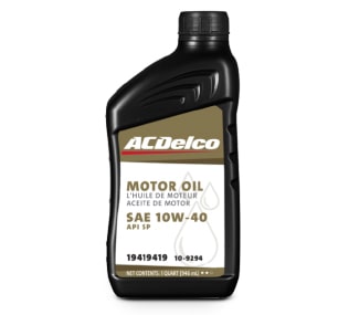 Bottle of ACDelco Gold Motor Oil