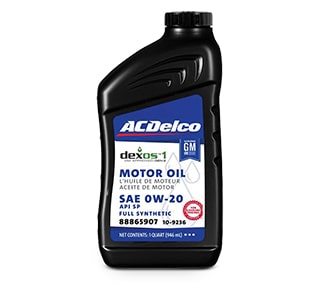 Bottle of ACDelco Gold Motor Oil