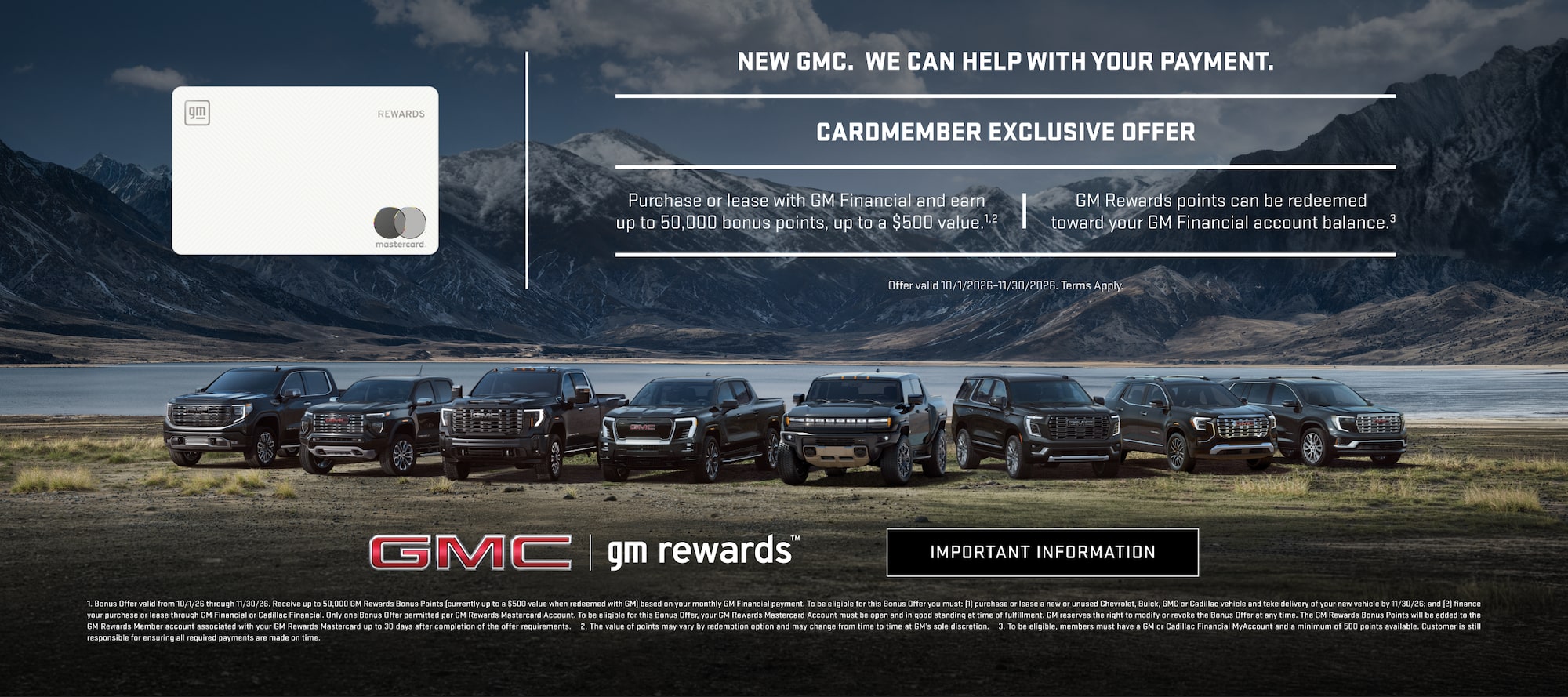 CURRENT GMC TRUCK OFFERS