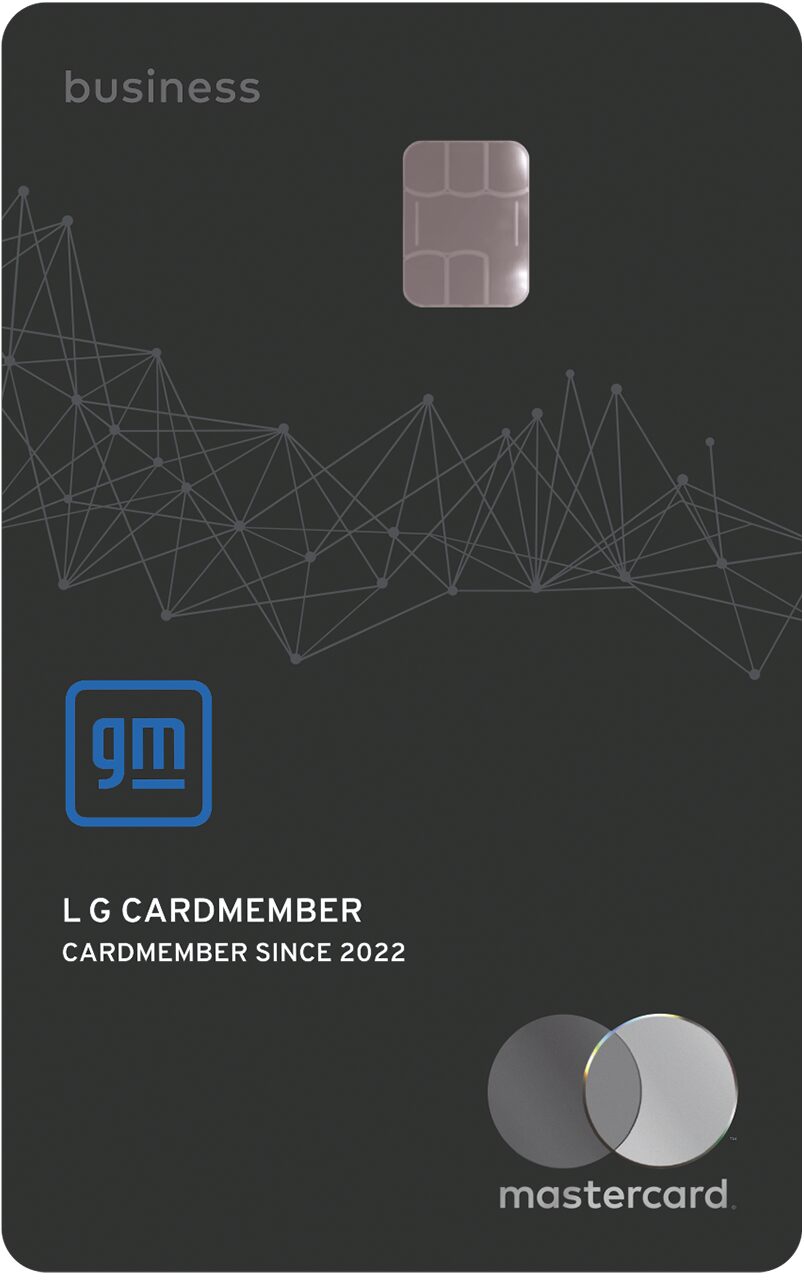 GM Business Card Used to Earn or Redeem