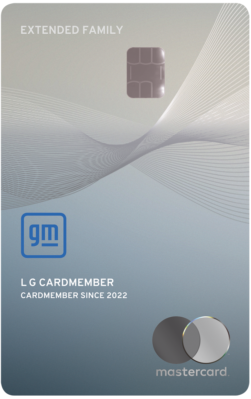 GM Extended Family Card Used to Earn or Redeem