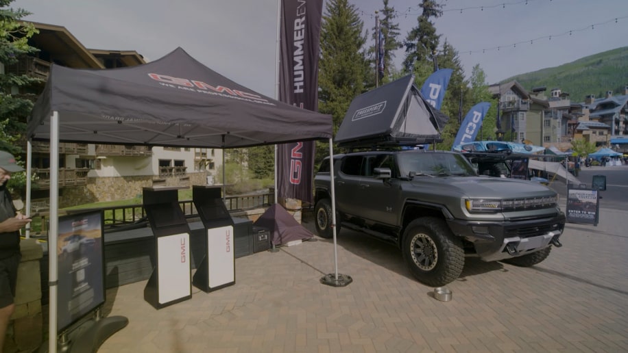 GMC tent at the GoPro Mountain Games