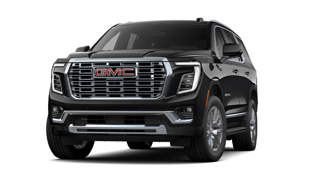 Front Three-Quarter View of the 2026 GMC Yukon in Onyx Black
