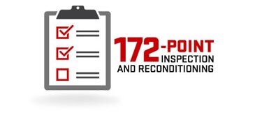 A fully inspected certified used vehicle