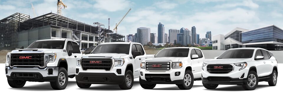 GMC Fleet Trucks and SUVs