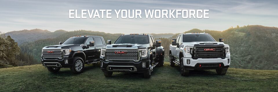 Full Line up of GMC Fleet Trucks and SUVs