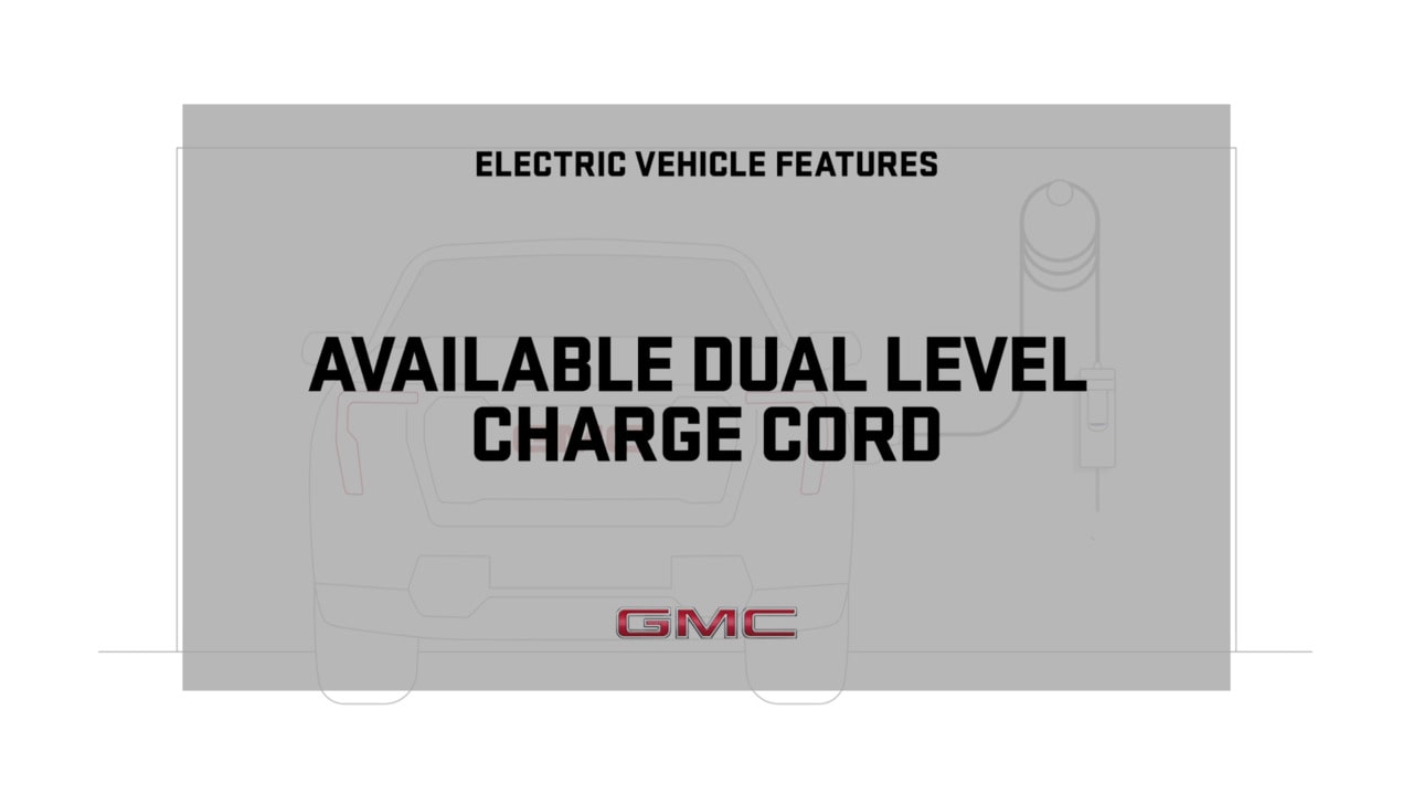 GMC EV Features: Dual Level Charge Cord