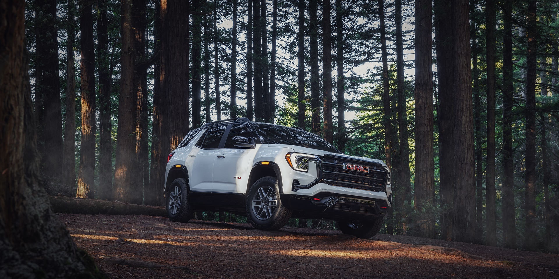 Front Three-Quarters View of the GMC Terrain AT4 Small Off-Road SUV