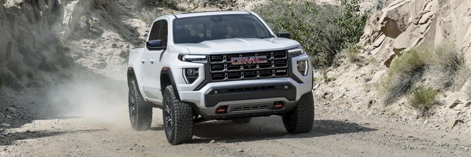 2023 GMC Acadia Parked on Mountain Road 