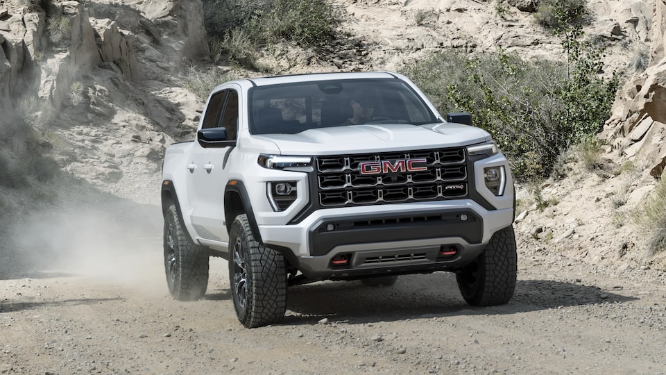 2023 GMC Acadia Parked on Mountain Road 