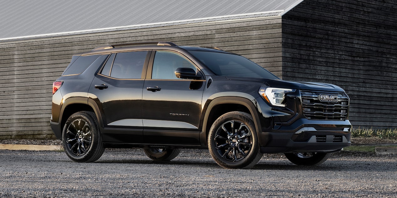 Exterior Front Three-Quarters View of the GMC Terrain Small SUV