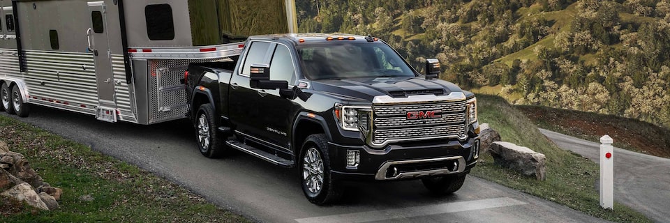 2023 GMC Sierra HD Heavy duty truck pulling RV