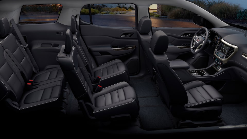 Interior Features 2020 GMC Acadia Denali Luxury SUV