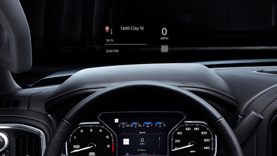 2020 GMC Sierra 1500 Denali Luxury Pickup Truck: high tech visibility