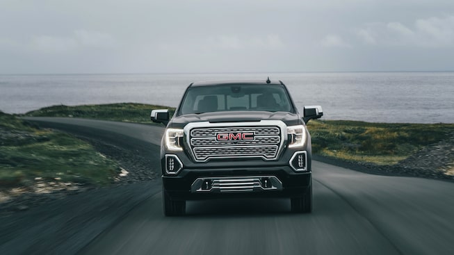 2020 GMC Sierra 1500 Denali Luxury Pickup Truck Exterior Front Shot