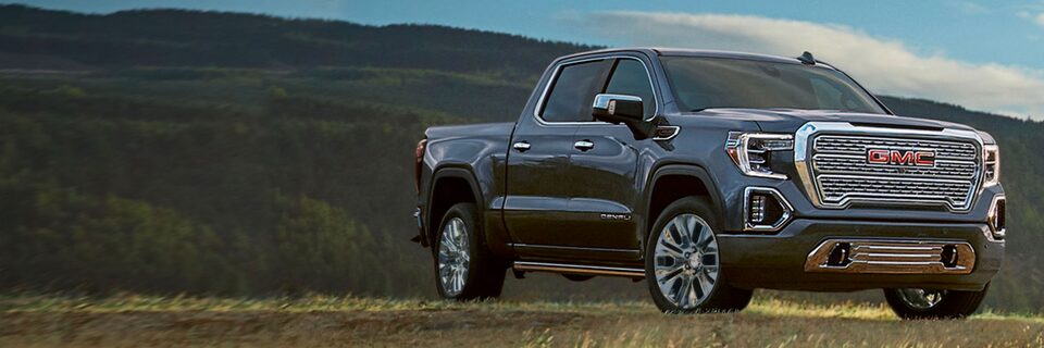 2020 GMC Sierra 1500 Denali Luxury Pickup Truck Front Angle Shot