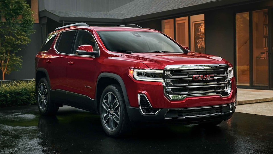 2021 Gmc Acadia Sle And Slt Model Details Mid Size Suv