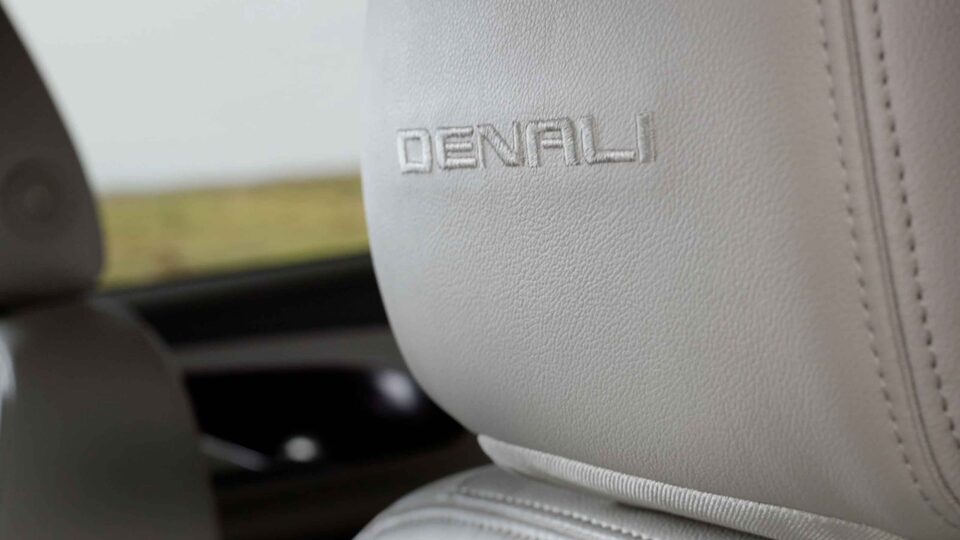 2021 GMC Terrain Denali Small Luxury SUV Video Interior Branded Headrest