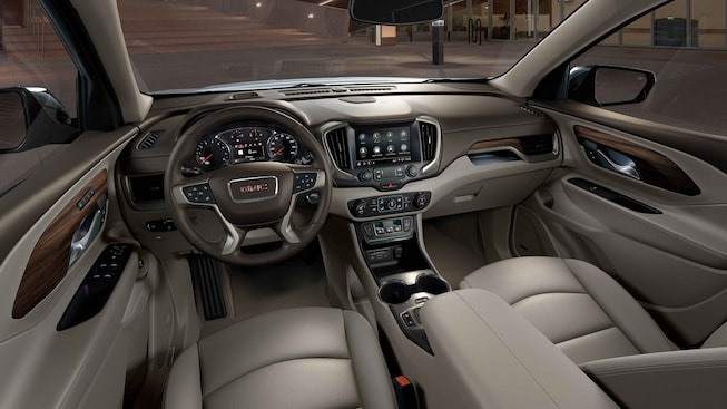 2021 GMC Terrain Denali Small Luxury SUV Front Dashboard Interior View