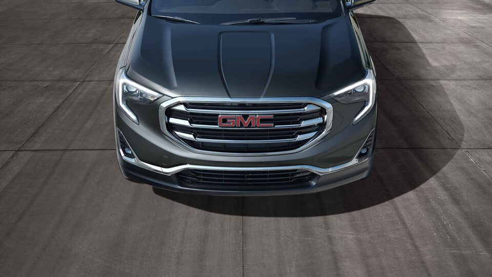 2021 GMC Terrain Small SUV with HID Headlamps with Signature C-Shape Lighting