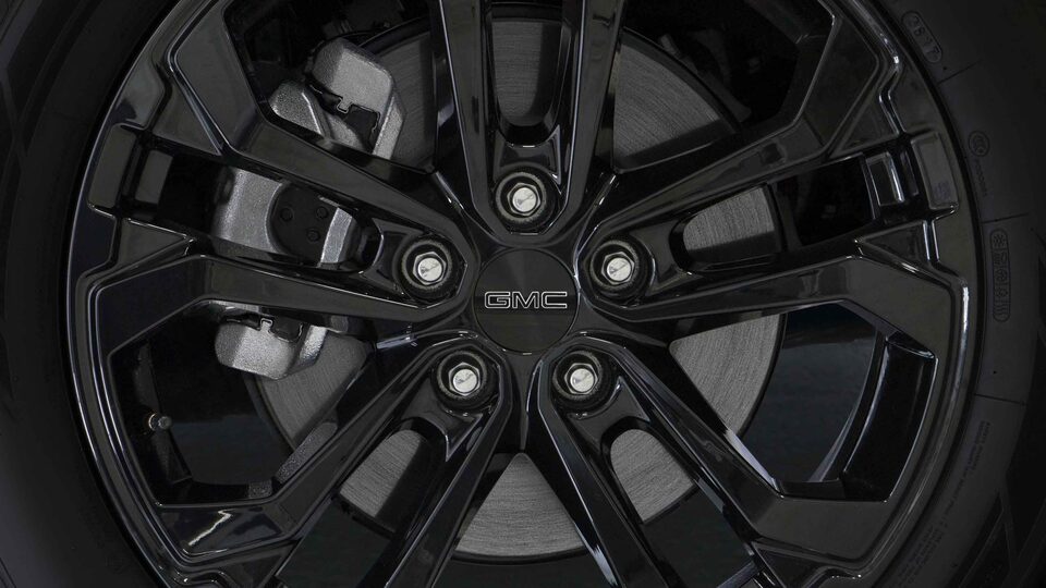 2021 GMC Terrain Small SUV 19-inch gloss-black aluminum wheels
