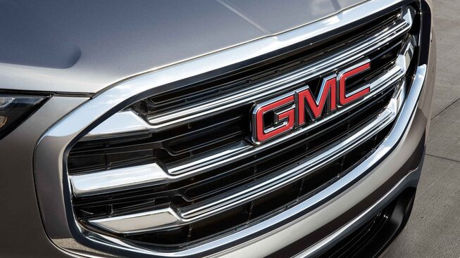 2021 GMC Terrain Small SUV Front Grille close up