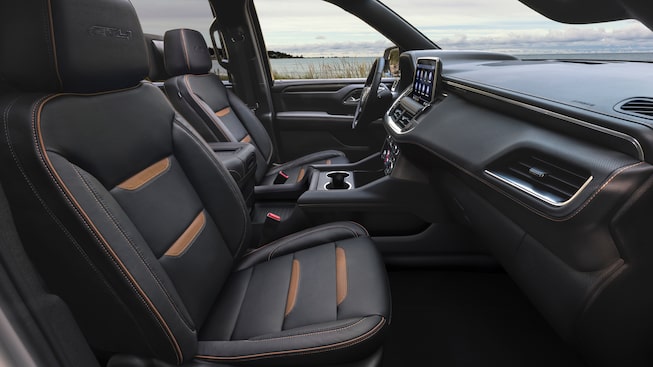 2021 GMC Yukon AT4 Off-Road SUV interior front seats