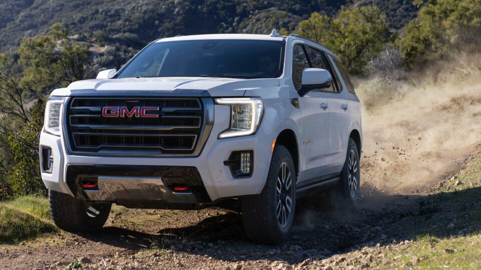 2021 GMC Yukon AT4 Off-Road SUV front exterior view