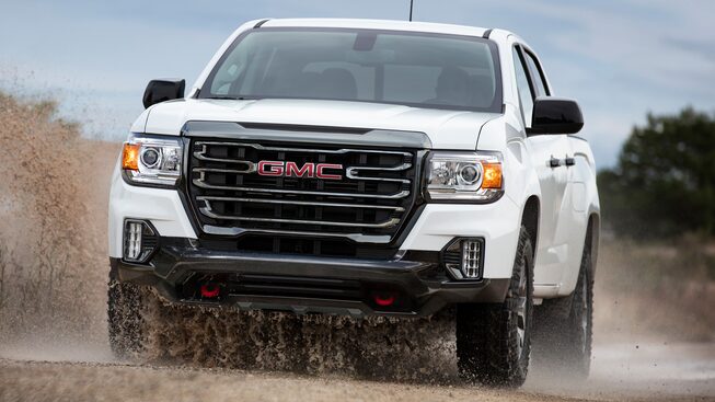 2022 GMC Canyon AT4 Front Grille side view