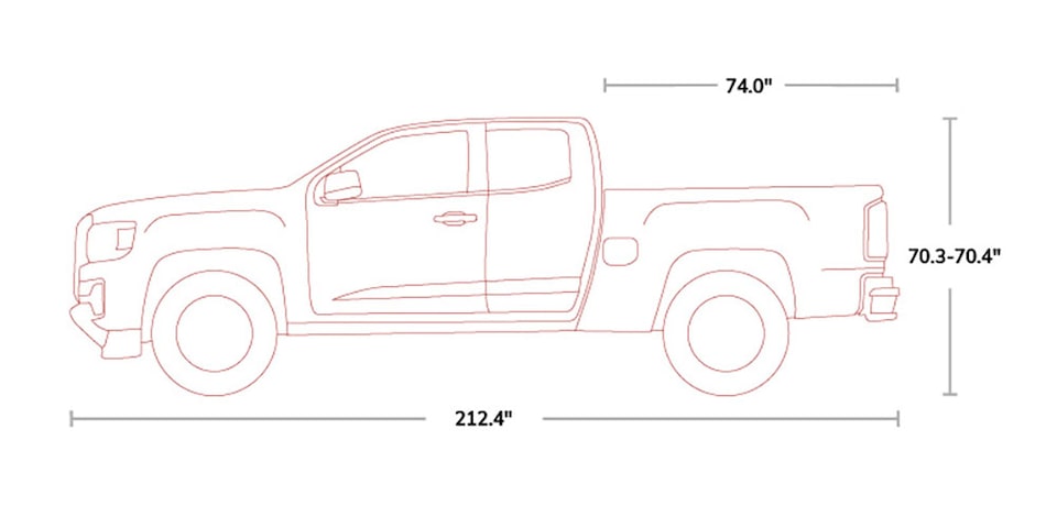 Model Overview 2021 Gmc Canyon Elevation Small Truck
