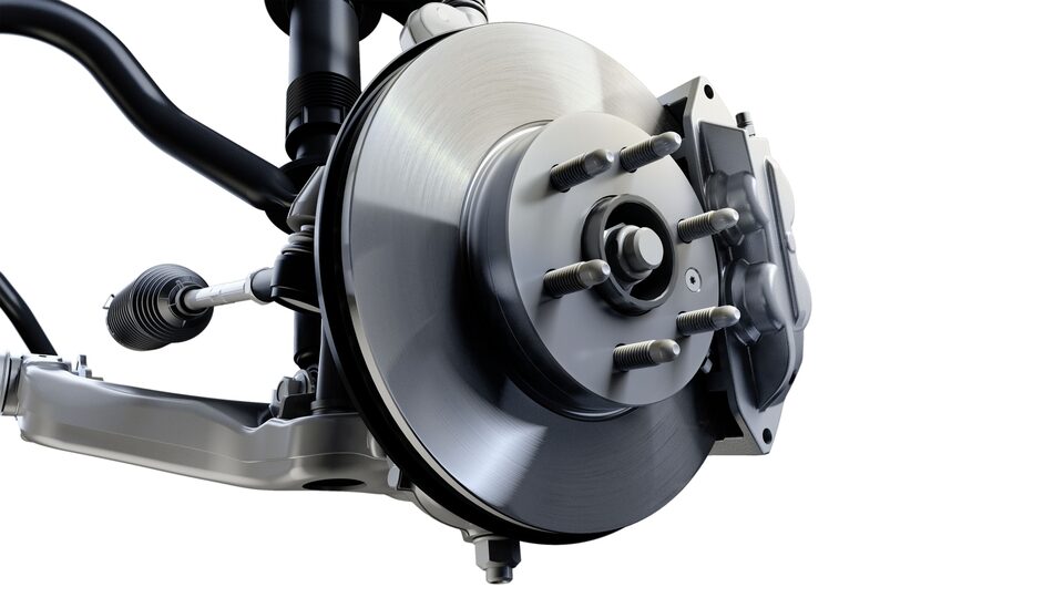 2021 GMC Canyon AT4 Brake Rotors close up