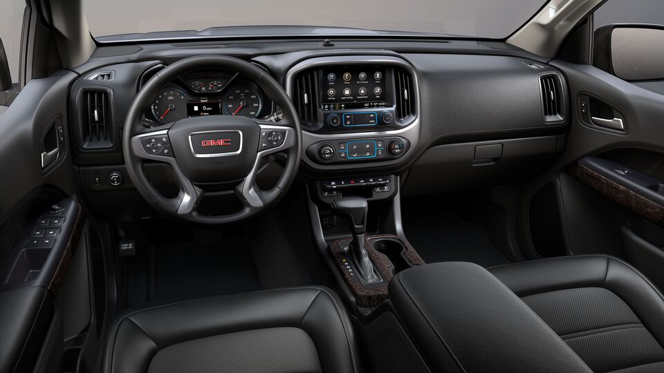 2022 GMC Canyon Small Truck Interior Steering Wheel & Dashboard View