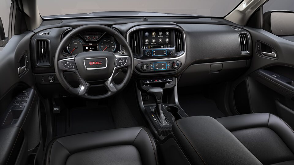 2021 GMC Canyon AT4 interior dashboard