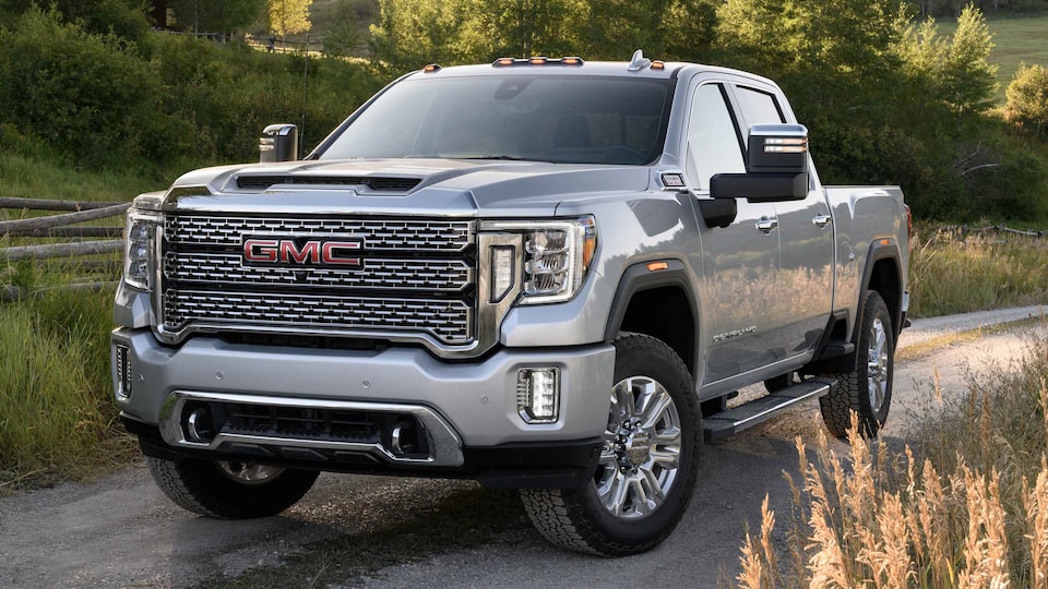 2021 GMC Sierra HD Heavy Duty Truck with available Following Distance Indicator
