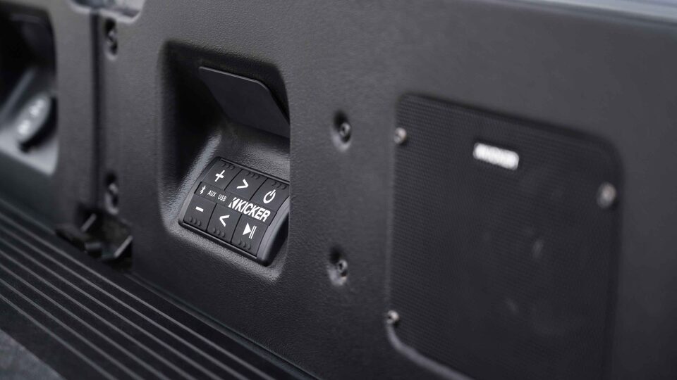 2021 GMC Sierra HD Heavy Duty Truck MultiPro Tailgate Audio System by Kicker