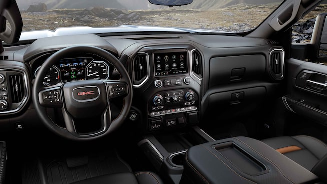 2021 GMC Sierra HD AT4 Off-Road Truck Front Dashboard Interior