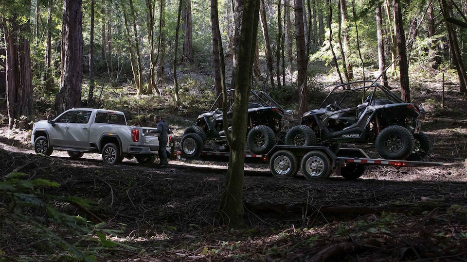 2021 GMC Sierra HD AT4 with off-road towing