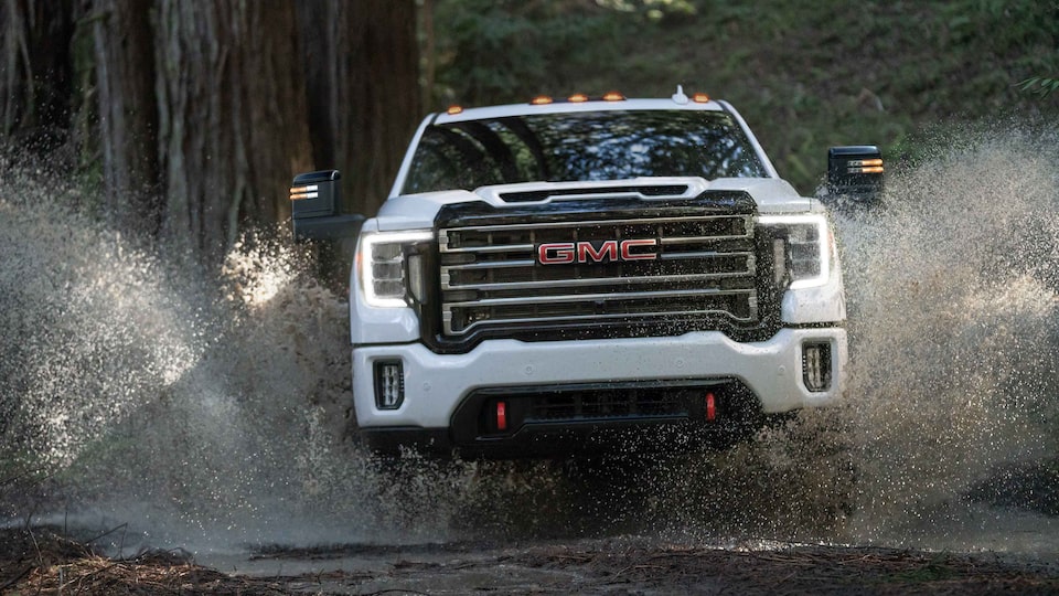 2021 GMC Sierra HD AT4 with distinctive exterior