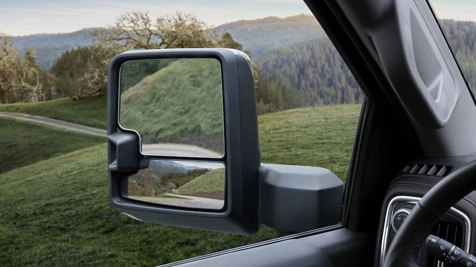 2021 GMC Sierra 1500 Pickup Truck with available trailer towing mirrors