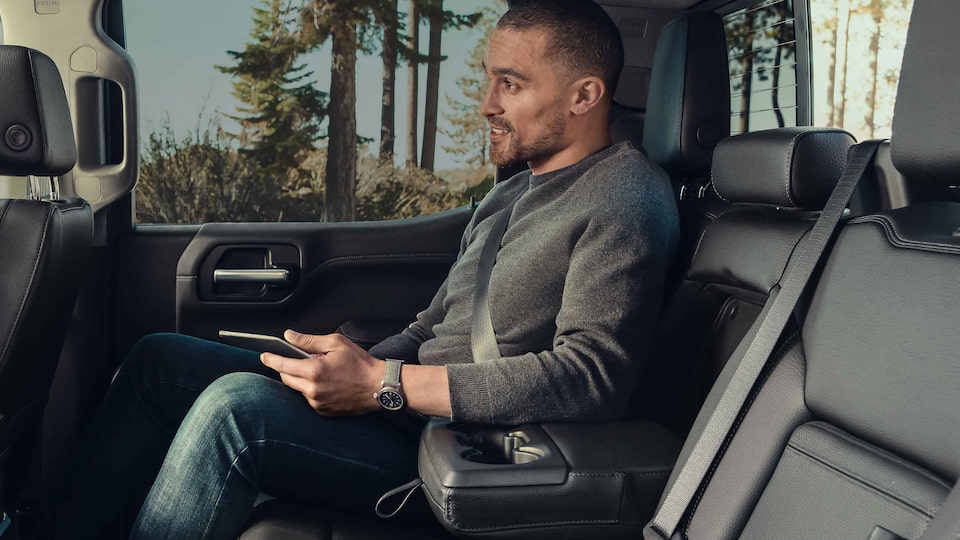 2021 GMC Sierra 1500 Denali Luxury Truck with class-leading front head and leg room