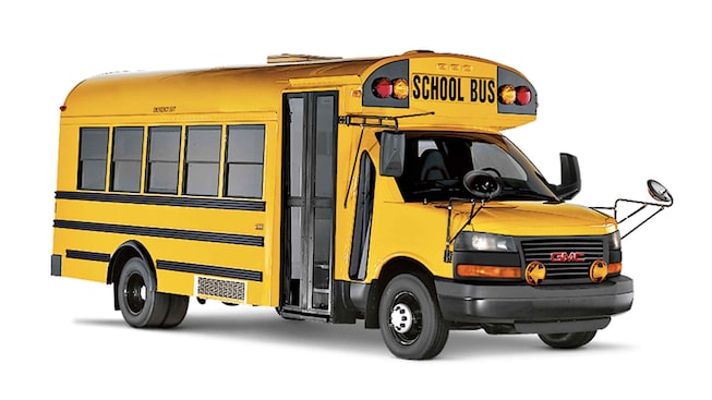 2021 GMC Savana Cutaway: School Bus