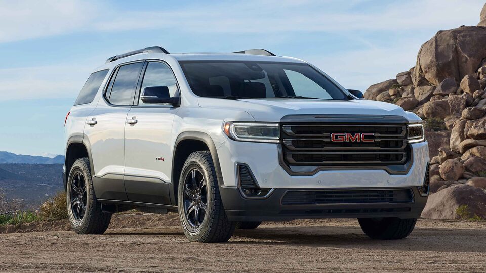 2022 GMC Acadia MidSize SUV SLE & SLT, Denali, & AT4