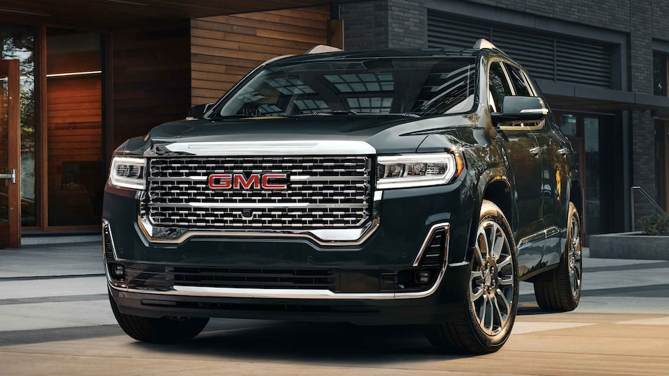 2022 Gmc Acadia Mid Size Suv Sle And Slt Denali And At4