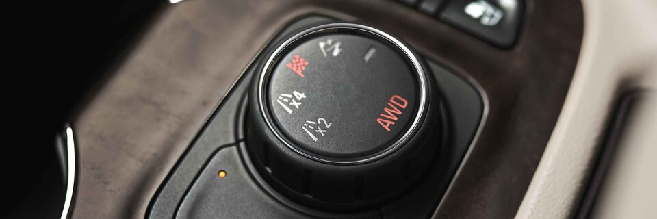 2022 GMC Acadia Mid-size SUV with AWD controls