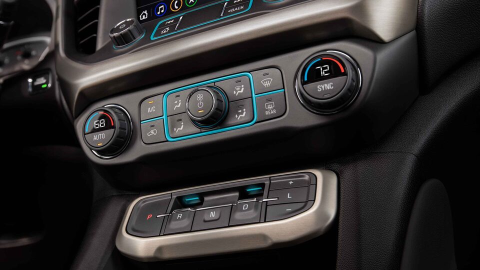 2022 GMC Acadia Mid-Size SUV Interior Climate Control View