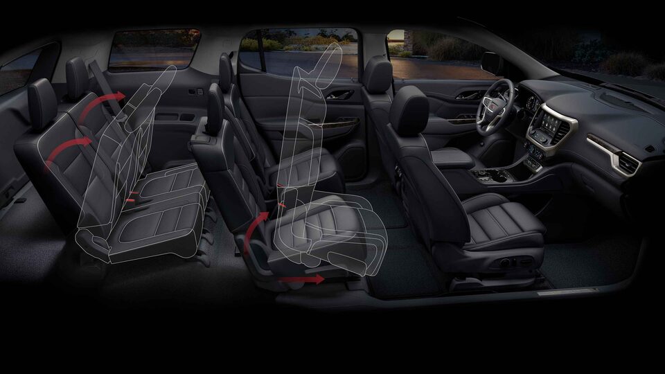 Interior Features 2022 GMC Acadia MidSize SUV
