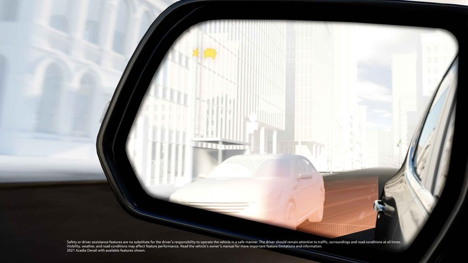 Lane Change Alert With Side Blind Zone Alert Infographic