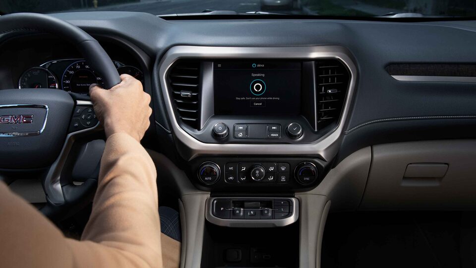 2022 GMC Acadia Close Up View of Dashboard